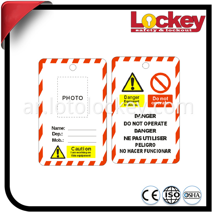 Safety Warning Tag